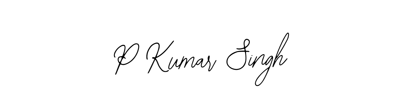 if you are searching for the best signature style for your name P Kumar Singh. so please give up your signature search. here we have designed multiple signature styles  using Bearetta-2O07w. P Kumar Singh signature style 12 images and pictures png
