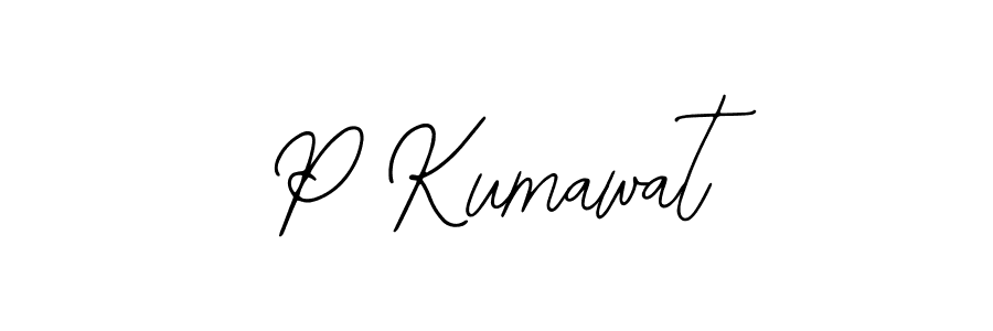 P Kumawat stylish signature style. Best Handwritten Sign (Bearetta-2O07w) for my name. Handwritten Signature Collection Ideas for my name P Kumawat. P Kumawat signature style 12 images and pictures png