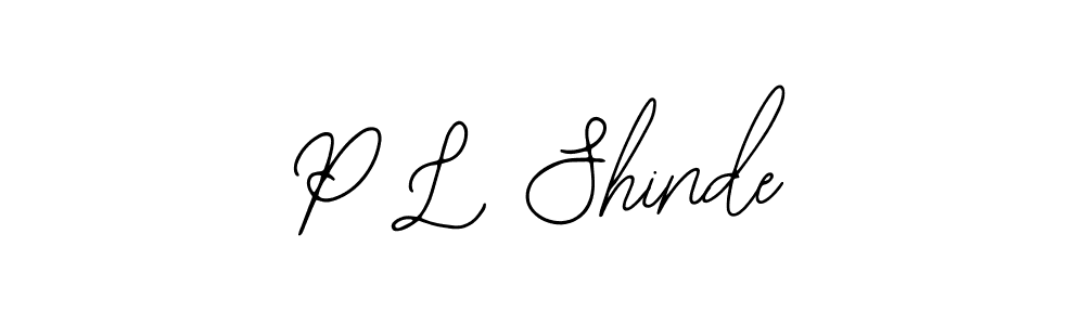 How to make P L Shinde signature? Bearetta-2O07w is a professional autograph style. Create handwritten signature for P L Shinde name. P L Shinde signature style 12 images and pictures png