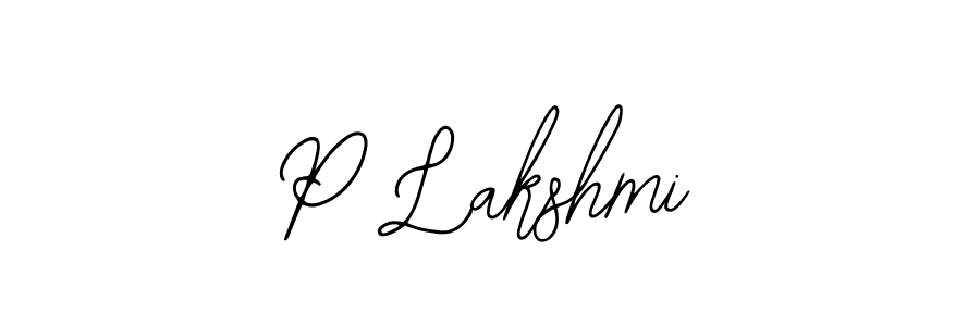 P Lakshmi stylish signature style. Best Handwritten Sign (Bearetta-2O07w) for my name. Handwritten Signature Collection Ideas for my name P Lakshmi. P Lakshmi signature style 12 images and pictures png