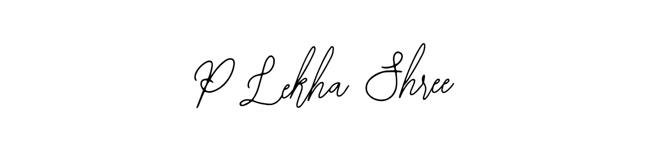 if you are searching for the best signature style for your name P Lekha Shree. so please give up your signature search. here we have designed multiple signature styles  using Bearetta-2O07w. P Lekha Shree signature style 12 images and pictures png