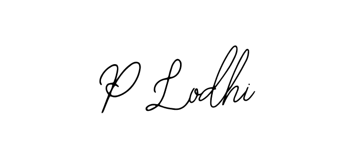 Also we have P Lodhi name is the best signature style. Create professional handwritten signature collection using Bearetta-2O07w autograph style. P Lodhi signature style 12 images and pictures png