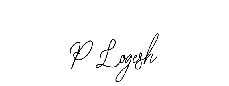 You should practise on your own different ways (Bearetta-2O07w) to write your name (P Logesh) in signature. don't let someone else do it for you. P Logesh signature style 12 images and pictures png