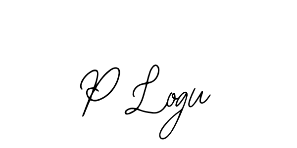 if you are searching for the best signature style for your name P Logu. so please give up your signature search. here we have designed multiple signature styles  using Bearetta-2O07w. P Logu signature style 12 images and pictures png