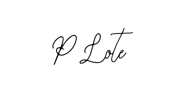 How to Draw P Lote signature style? Bearetta-2O07w is a latest design signature styles for name P Lote. P Lote signature style 12 images and pictures png