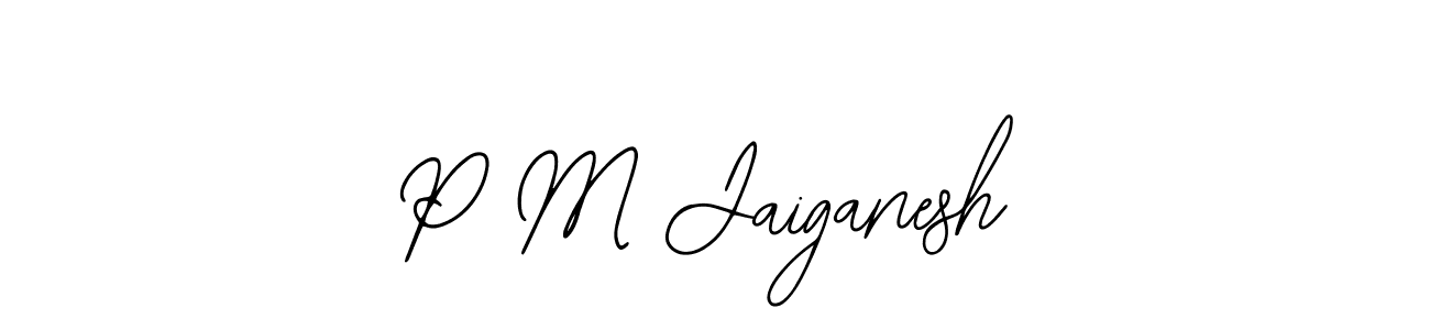 Best and Professional Signature Style for P M Jaiganesh. Bearetta-2O07w Best Signature Style Collection. P M Jaiganesh signature style 12 images and pictures png