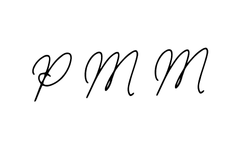 It looks lik you need a new signature style for name P M M. Design unique handwritten (Bearetta-2O07w) signature with our free signature maker in just a few clicks. P M M signature style 12 images and pictures png