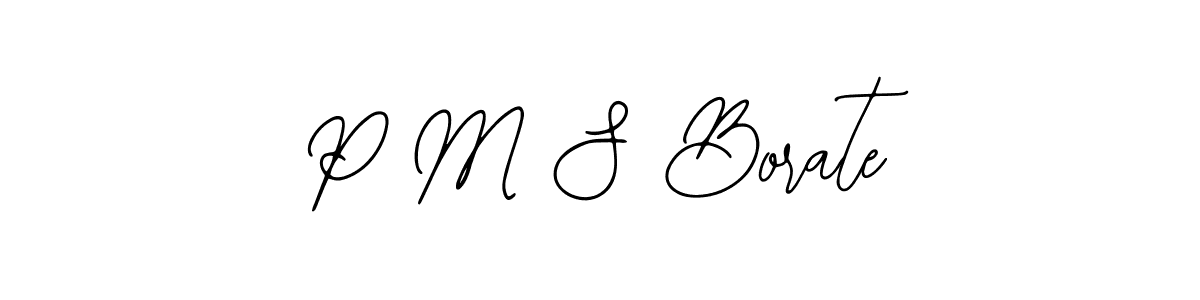 How to make P M S Borate signature? Bearetta-2O07w is a professional autograph style. Create handwritten signature for P M S Borate name. P M S Borate signature style 12 images and pictures png