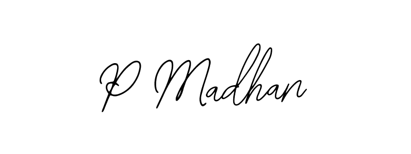 How to Draw P Madhan signature style? Bearetta-2O07w is a latest design signature styles for name P Madhan. P Madhan signature style 12 images and pictures png