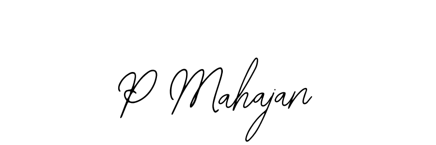 Also we have P Mahajan name is the best signature style. Create professional handwritten signature collection using Bearetta-2O07w autograph style. P Mahajan signature style 12 images and pictures png