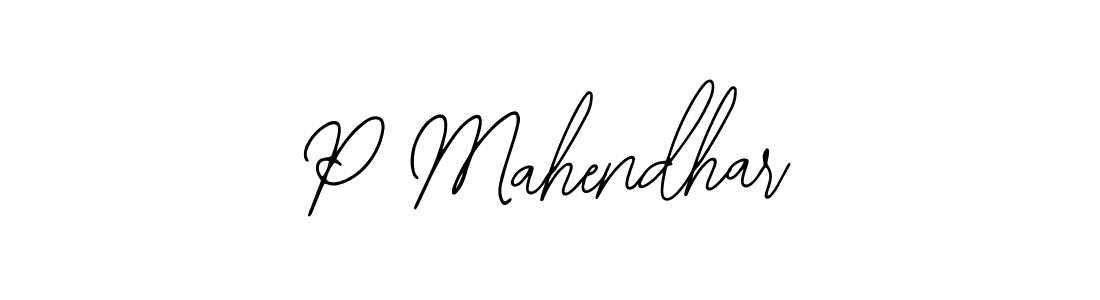 if you are searching for the best signature style for your name P Mahendhar. so please give up your signature search. here we have designed multiple signature styles  using Bearetta-2O07w. P Mahendhar signature style 12 images and pictures png