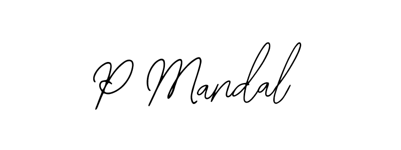 Make a beautiful signature design for name P Mandal. With this signature (Bearetta-2O07w) style, you can create a handwritten signature for free. P Mandal signature style 12 images and pictures png