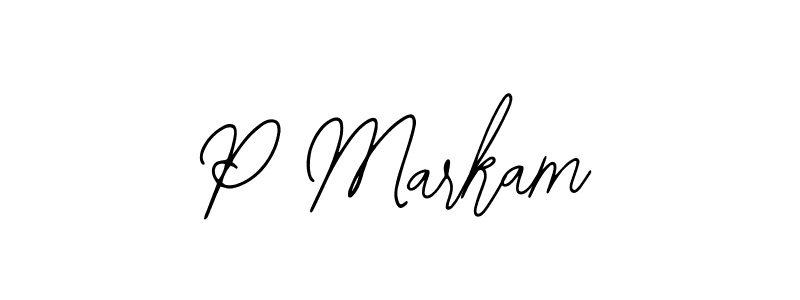 How to Draw P Markam signature style? Bearetta-2O07w is a latest design signature styles for name P Markam. P Markam signature style 12 images and pictures png