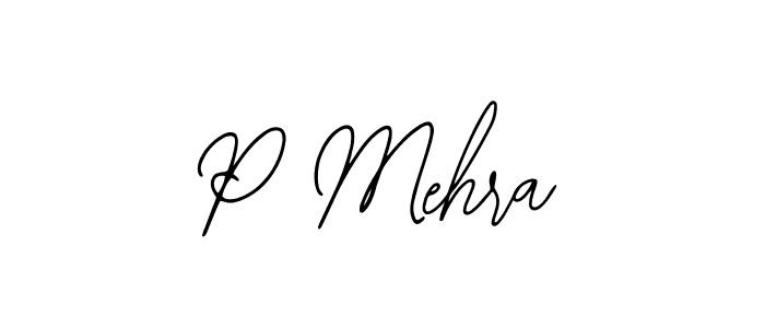 Make a beautiful signature design for name P Mehra. Use this online signature maker to create a handwritten signature for free. P Mehra signature style 12 images and pictures png