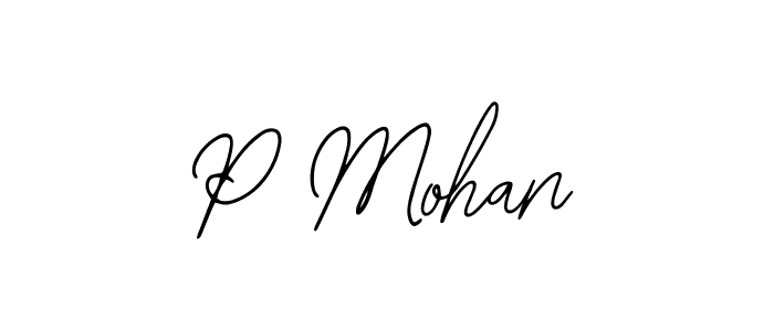 Also we have P Mohan name is the best signature style. Create professional handwritten signature collection using Bearetta-2O07w autograph style. P Mohan signature style 12 images and pictures png