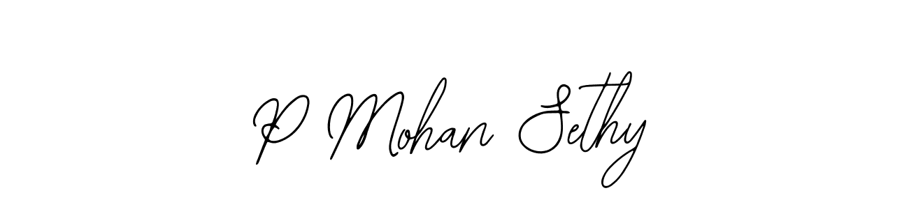 Make a beautiful signature design for name P Mohan Sethy. Use this online signature maker to create a handwritten signature for free. P Mohan Sethy signature style 12 images and pictures png