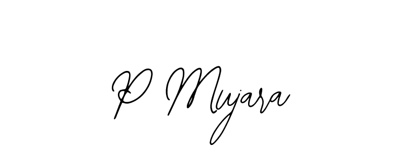 Bearetta-2O07w is a professional signature style that is perfect for those who want to add a touch of class to their signature. It is also a great choice for those who want to make their signature more unique. Get P Mujara name to fancy signature for free. P Mujara signature style 12 images and pictures png