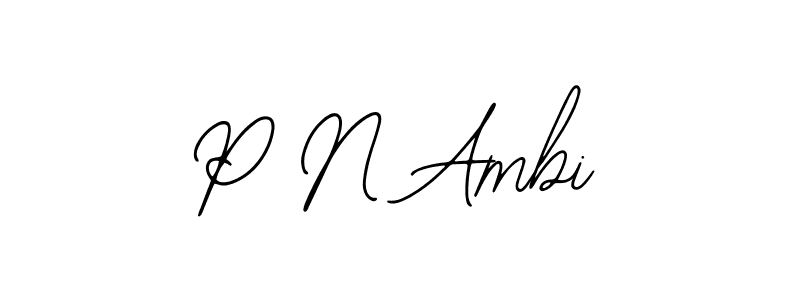 You can use this online signature creator to create a handwritten signature for the name P N Ambi. This is the best online autograph maker. P N Ambi signature style 12 images and pictures png