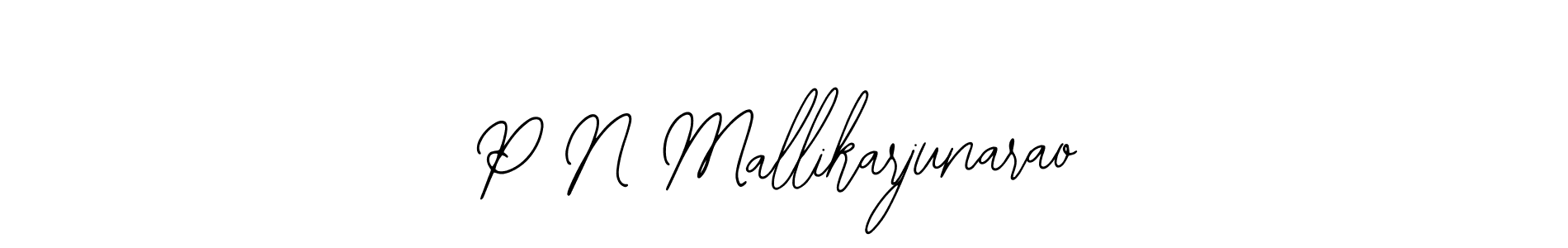 Make a beautiful signature design for name P N Mallikarjunarao. With this signature (Bearetta-2O07w) style, you can create a handwritten signature for free. P N Mallikarjunarao signature style 12 images and pictures png