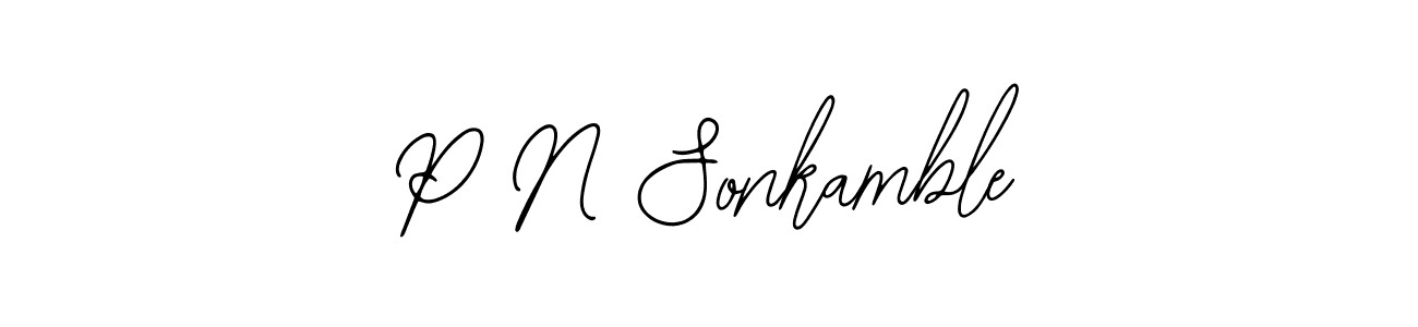 Make a beautiful signature design for name P N Sonkamble. Use this online signature maker to create a handwritten signature for free. P N Sonkamble signature style 12 images and pictures png