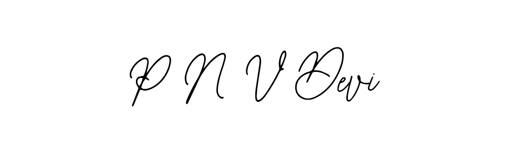 Design your own signature with our free online signature maker. With this signature software, you can create a handwritten (Bearetta-2O07w) signature for name P N V Devi. P N V Devi signature style 12 images and pictures png
