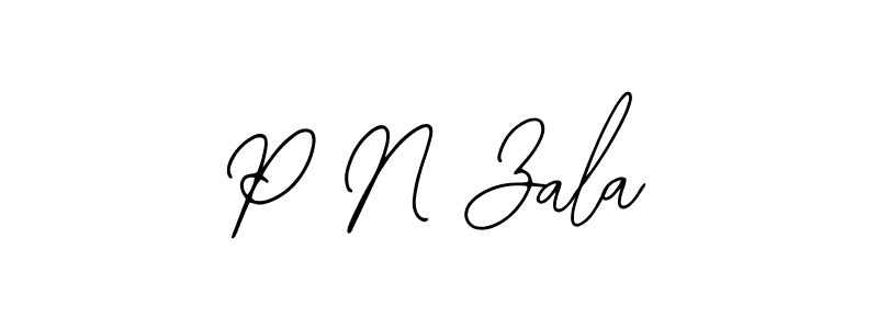 Also You can easily find your signature by using the search form. We will create P N Zala name handwritten signature images for you free of cost using Bearetta-2O07w sign style. P N Zala signature style 12 images and pictures png
