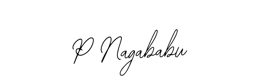 Make a beautiful signature design for name P Nagababu. Use this online signature maker to create a handwritten signature for free. P Nagababu signature style 12 images and pictures png