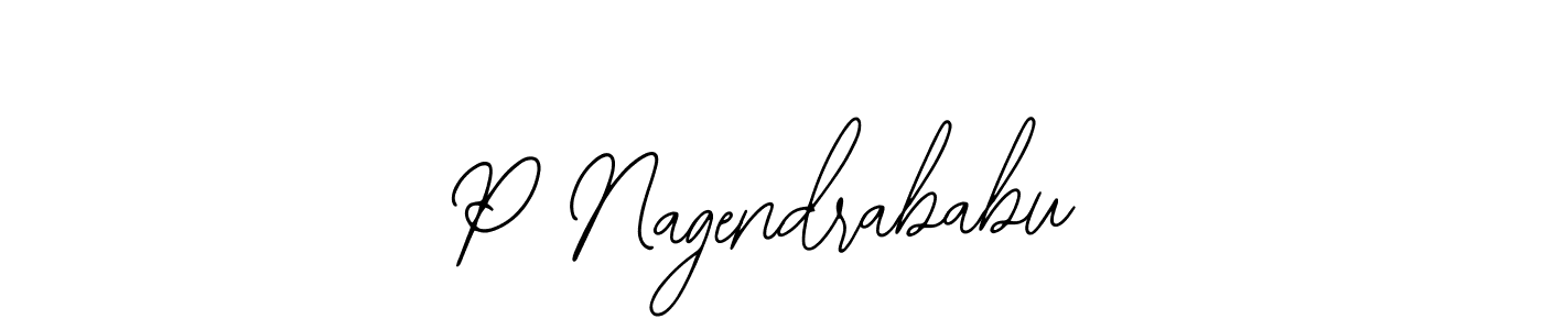 Make a beautiful signature design for name P Nagendrababu. With this signature (Bearetta-2O07w) style, you can create a handwritten signature for free. P Nagendrababu signature style 12 images and pictures png