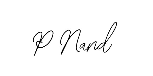 P Nand stylish signature style. Best Handwritten Sign (Bearetta-2O07w) for my name. Handwritten Signature Collection Ideas for my name P Nand. P Nand signature style 12 images and pictures png