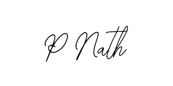 The best way (Bearetta-2O07w) to make a short signature is to pick only two or three words in your name. The name P Nath include a total of six letters. For converting this name. P Nath signature style 12 images and pictures png