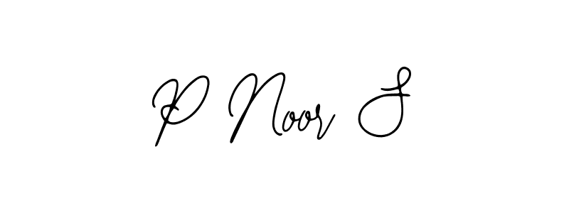 Similarly Bearetta-2O07w is the best handwritten signature design. Signature creator online .You can use it as an online autograph creator for name P Noor S. P Noor S signature style 12 images and pictures png