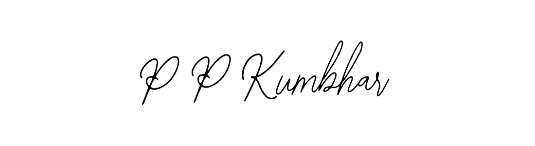 Also we have P P Kumbhar name is the best signature style. Create professional handwritten signature collection using Bearetta-2O07w autograph style. P P Kumbhar signature style 12 images and pictures png