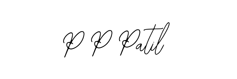 Similarly Bearetta-2O07w is the best handwritten signature design. Signature creator online .You can use it as an online autograph creator for name P P Patil. P P Patil signature style 12 images and pictures png