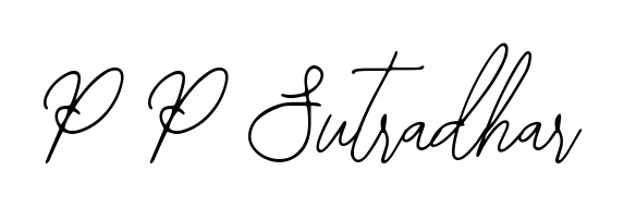 The Bearetta-2O07w font transforms the name P P Sutradhar into an executive sign with sharp precision and distinguished character. P P Sutradhar signature style 12 images and pictures png