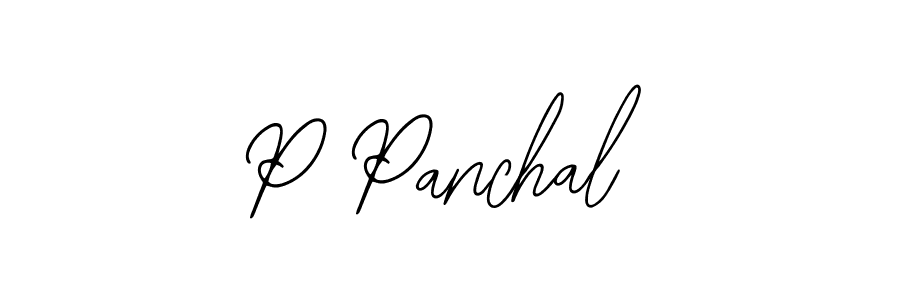 Create a beautiful signature design for name P Panchal. With this signature (Bearetta-2O07w) fonts, you can make a handwritten signature for free. P Panchal signature style 12 images and pictures png