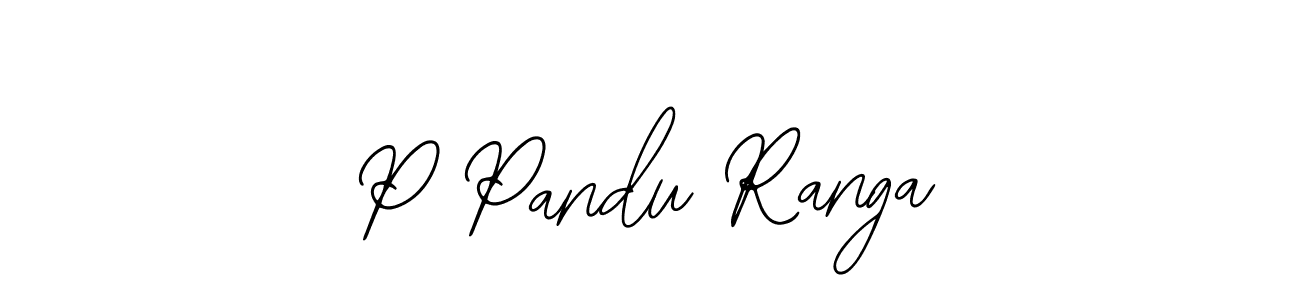Bearetta-2O07w is a professional signature style that is perfect for those who want to add a touch of class to their signature. It is also a great choice for those who want to make their signature more unique. Get P Pandu Ranga name to fancy signature for free. P Pandu Ranga signature style 12 images and pictures png