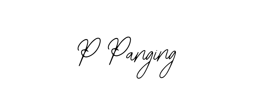 Use a signature maker to create a handwritten signature online. With this signature software, you can design (Bearetta-2O07w) your own signature for name P Panging. P Panging signature style 12 images and pictures png