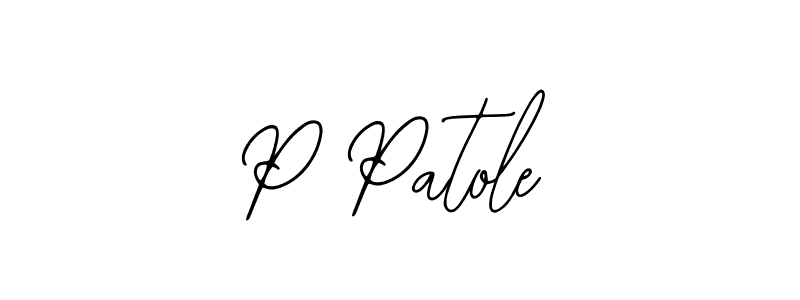 Similarly Bearetta-2O07w is the best handwritten signature design. Signature creator online .You can use it as an online autograph creator for name P Patole. P Patole signature style 12 images and pictures png