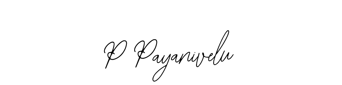 Create a beautiful signature design for name P Payanivelu. With this signature (Bearetta-2O07w) fonts, you can make a handwritten signature for free. P Payanivelu signature style 12 images and pictures png