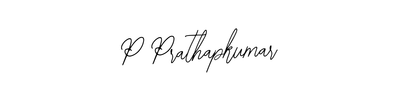 Design your own signature with our free online signature maker. With this signature software, you can create a handwritten (Bearetta-2O07w) signature for name P Prathapkumar. P Prathapkumar signature style 12 images and pictures png