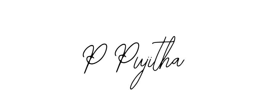 Once you've used our free online signature maker to create your best signature Bearetta-2O07w style, it's time to enjoy all of the benefits that P Pujitha name signing documents. P Pujitha signature style 12 images and pictures png