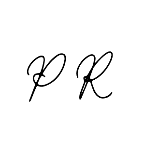 Make a beautiful signature design for name P R. With this signature (Bearetta-2O07w) style, you can create a handwritten signature for free. P R signature style 12 images and pictures png