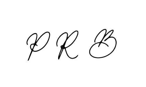 You should practise on your own different ways (Bearetta-2O07w) to write your name (P R B) in signature. don't let someone else do it for you. P R B signature style 12 images and pictures png