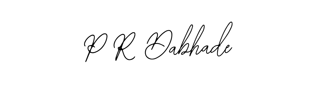P R Dabhade stylish signature style. Best Handwritten Sign (Bearetta-2O07w) for my name. Handwritten Signature Collection Ideas for my name P R Dabhade. P R Dabhade signature style 12 images and pictures png