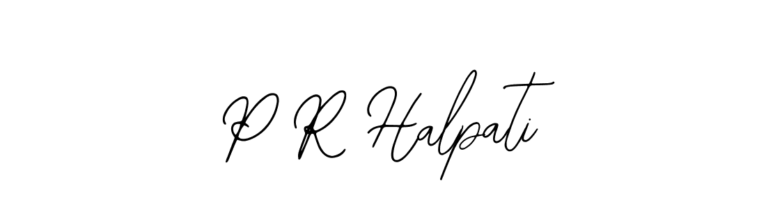 How to Draw P R Halpati signature style? Bearetta-2O07w is a latest design signature styles for name P R Halpati. P R Halpati signature style 12 images and pictures png