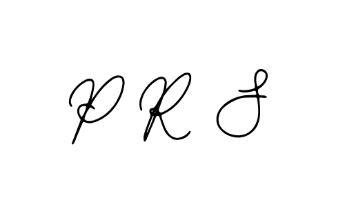 You should practise on your own different ways (Bearetta-2O07w) to write your name (P R S) in signature. don't let someone else do it for you. P R S signature style 12 images and pictures png