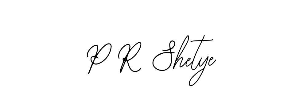 It looks lik you need a new signature style for name P R Shetye. Design unique handwritten (Bearetta-2O07w) signature with our free signature maker in just a few clicks. P R Shetye signature style 12 images and pictures png