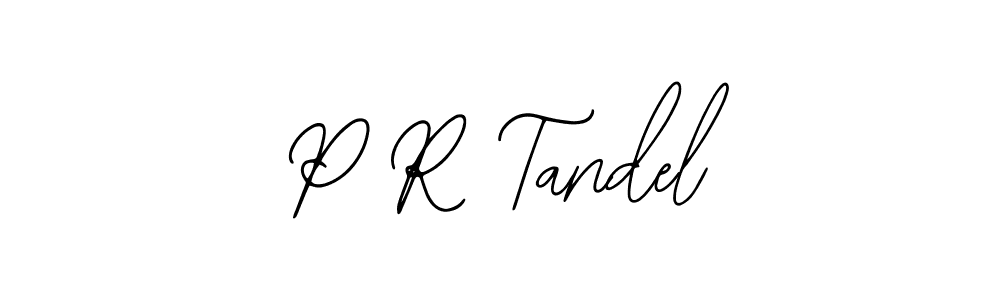 Bearetta-2O07w is a professional signature style that is perfect for those who want to add a touch of class to their signature. It is also a great choice for those who want to make their signature more unique. Get P R Tandel name to fancy signature for free. P R Tandel signature style 12 images and pictures png