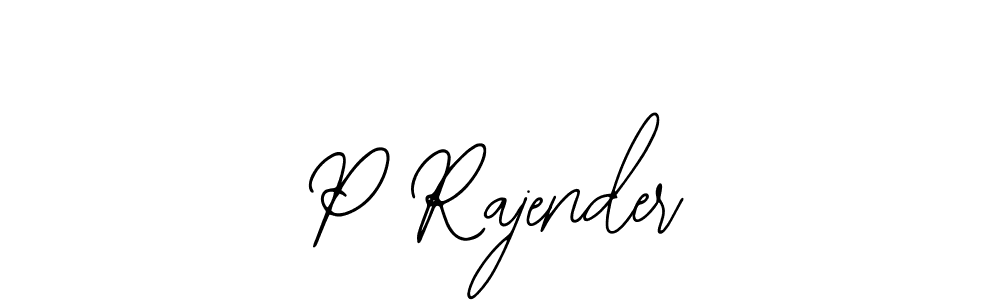 You should practise on your own different ways (Bearetta-2O07w) to write your name (P Rajender) in signature. don't let someone else do it for you. P Rajender signature style 12 images and pictures png