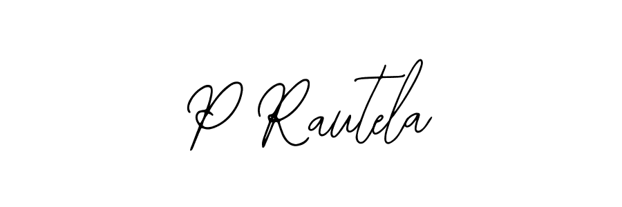 How to Draw P Rautela signature style? Bearetta-2O07w is a latest design signature styles for name P Rautela. P Rautela signature style 12 images and pictures png